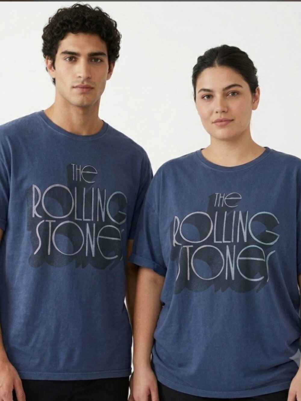 NEW The Rolling Stones Lounge Tee Oversized Vintage Look Unisex Men's Women's